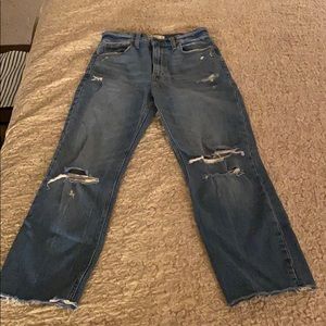 Ultra High Rise Straight Ankle Jean